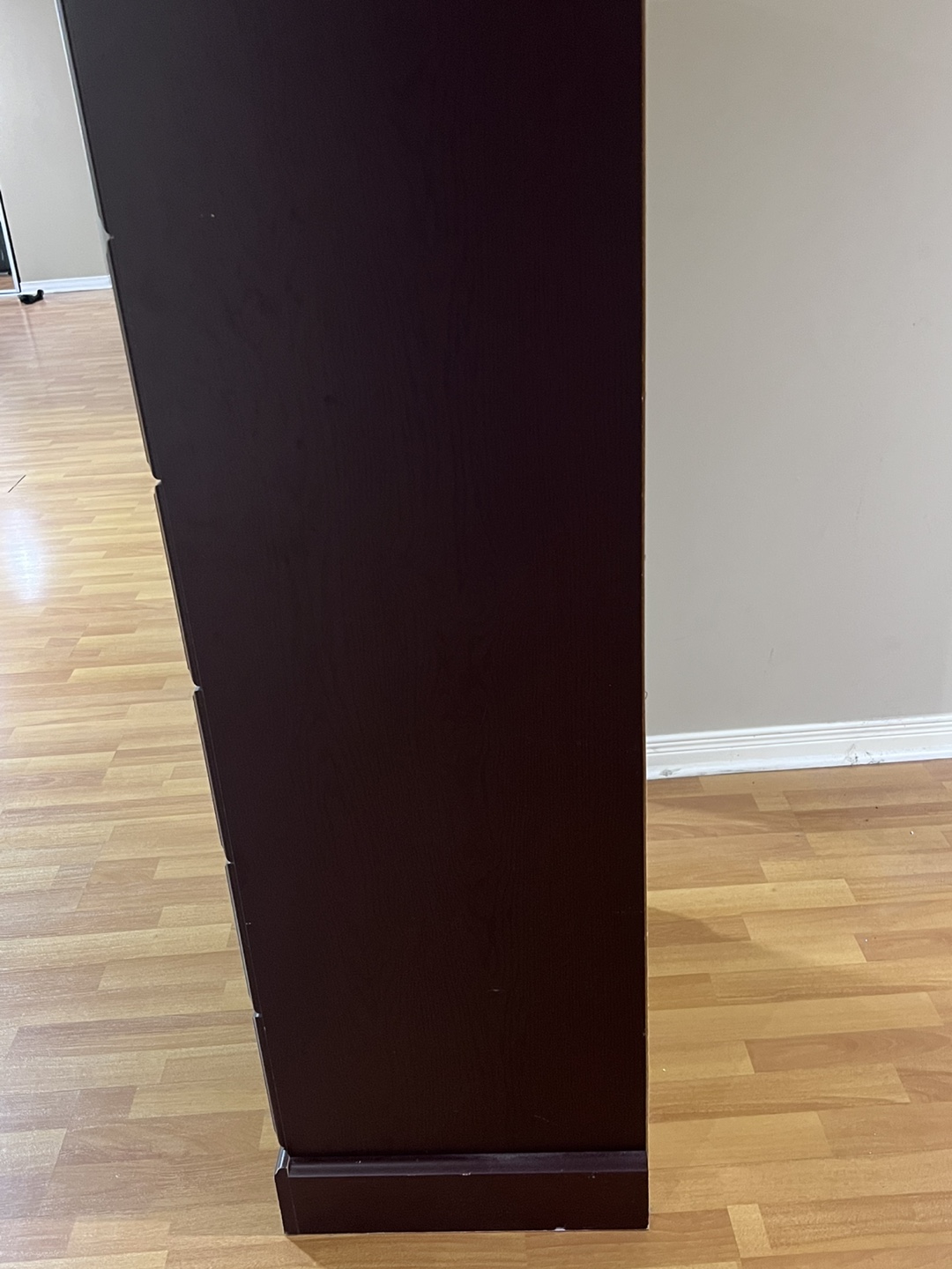 Dark brown Wooden Chest of Drawers - photo 3