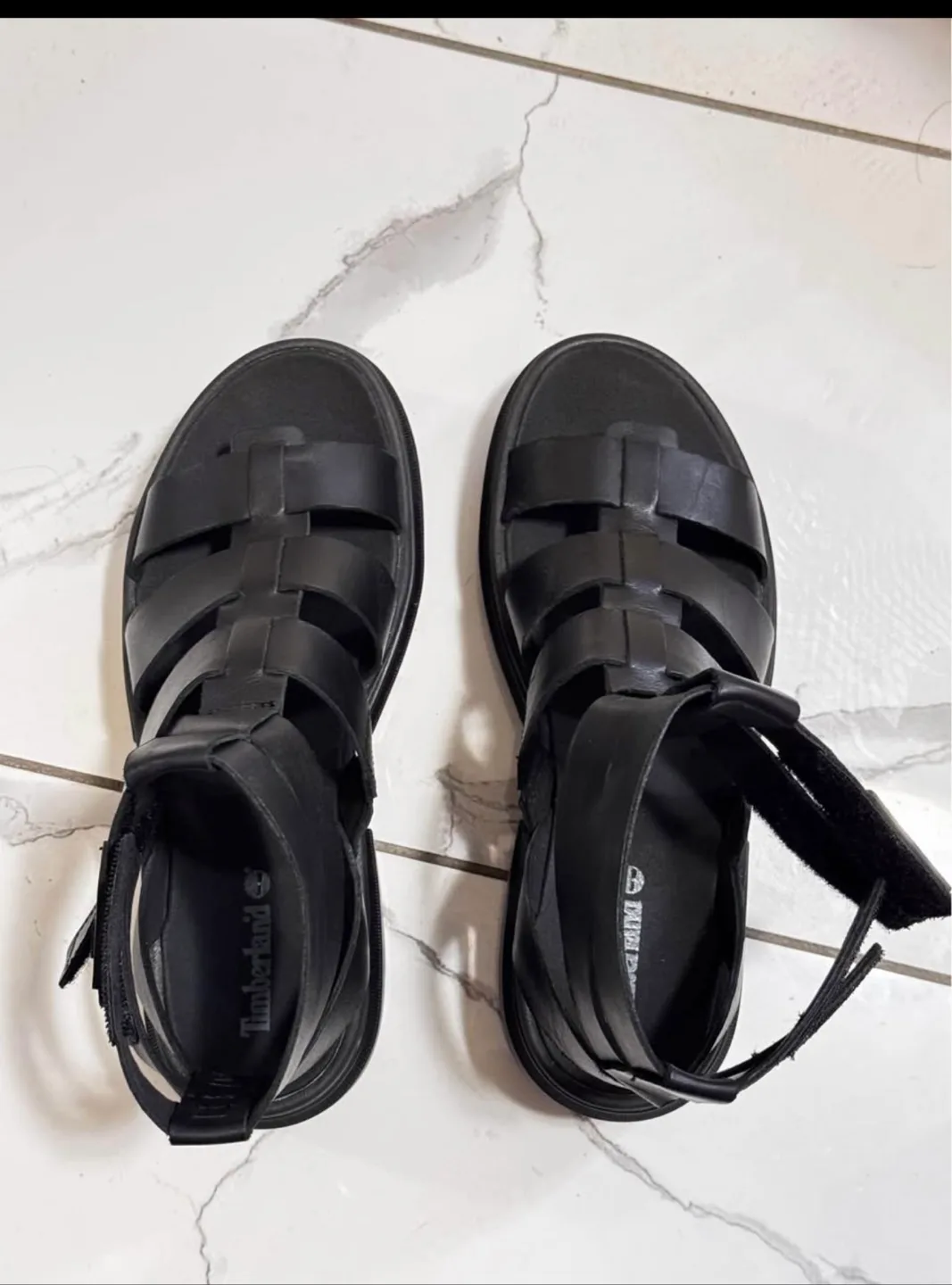 Timberland Black Sandals Size 8 thumbnail