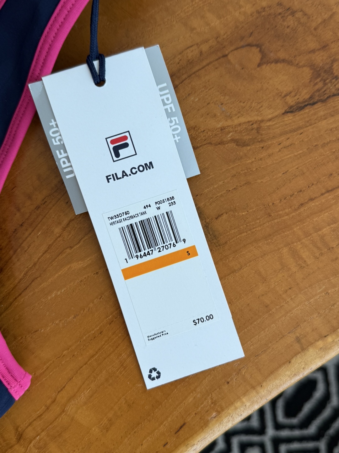 NEW Fila Heritage Racerback Tennis Tank Top - photo 2