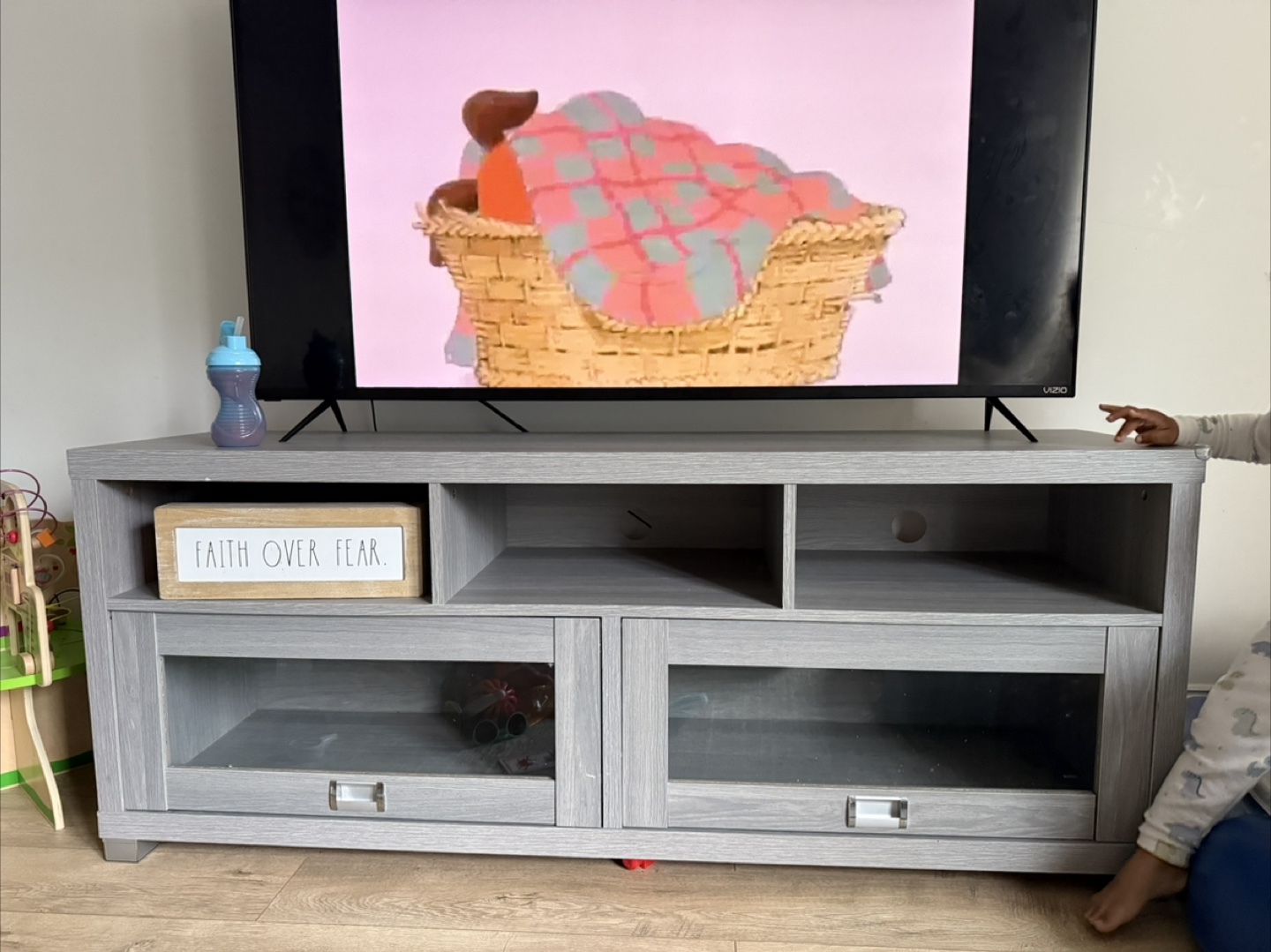 Grey TV Stand - photo 2