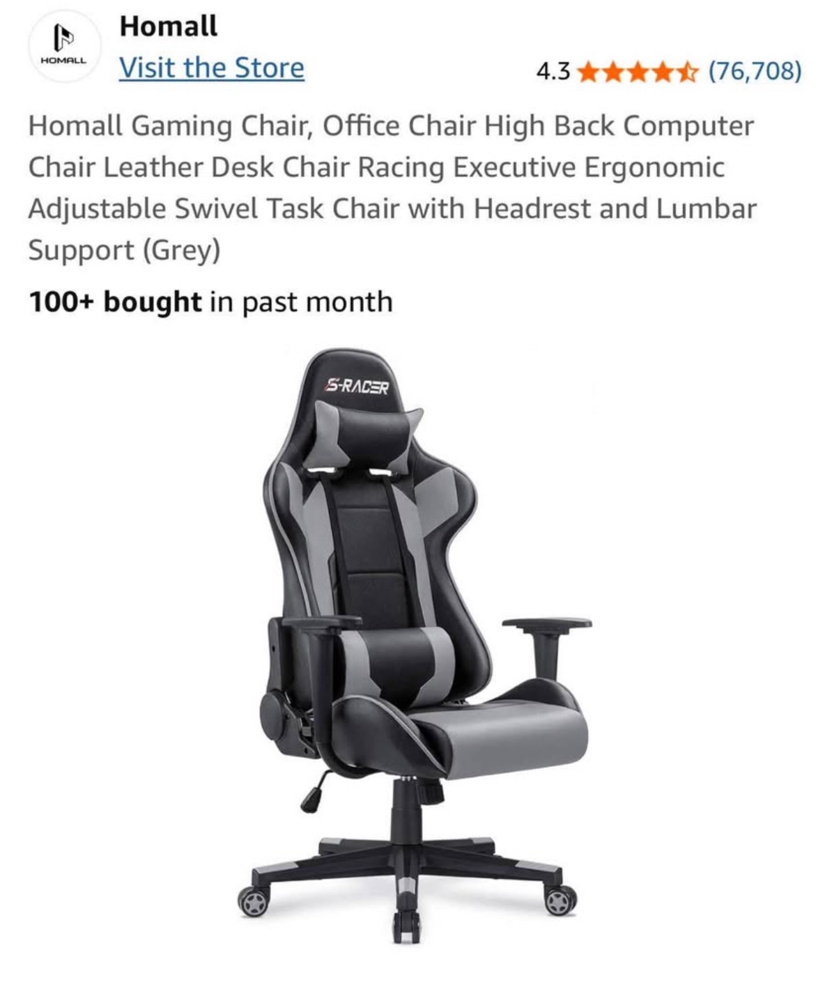 Homall Gaming Chair - photo 3