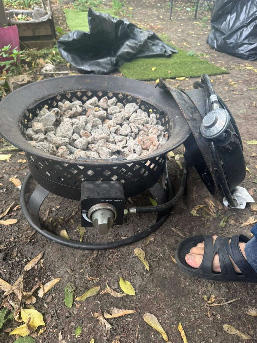 Outdoor Propane Fire Pit With Propane Tank thumbnail