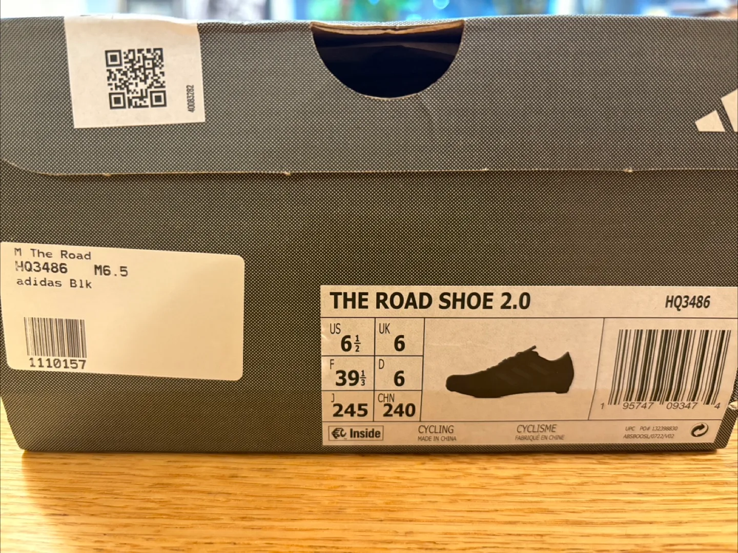 Adidas The Road Shoe 2.0 Cycling Shoes - Black - Size 6.5 image indicator(5)