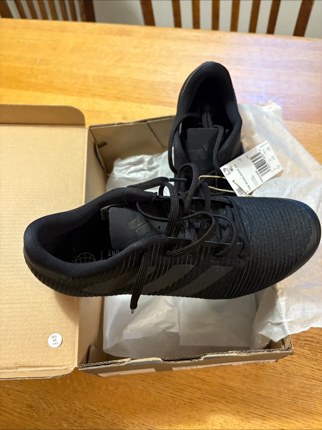 Adidas The Road Shoe 2.0 Cycling Shoes - Black - Size 6.5 image indicator(2)