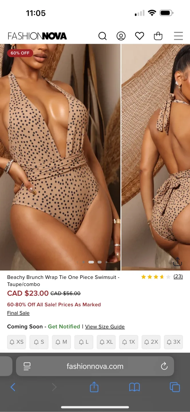 One piece bathing suit and one bathing suit top image indicator(2)