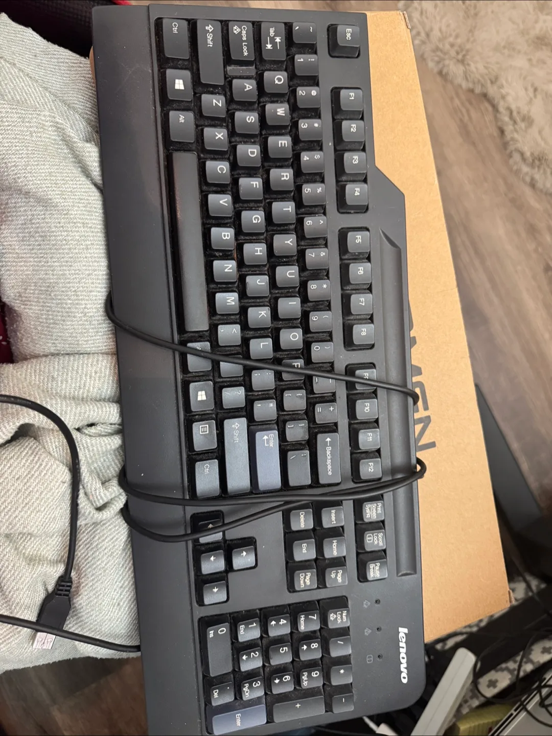 Lenovo Keyboard with USB Cable