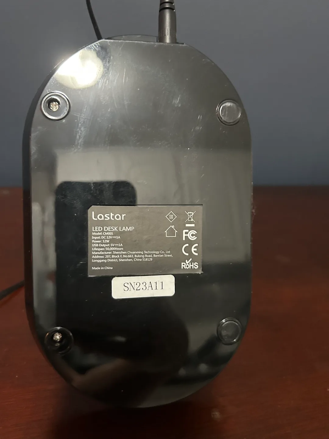 Black LED Desk Lamp image indicator(3)