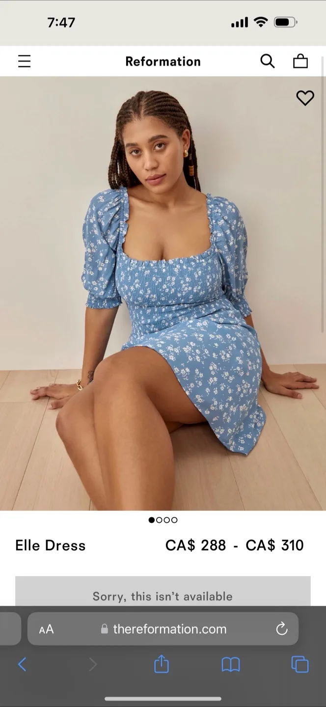 Reformation Elle Dress image indicator(3)