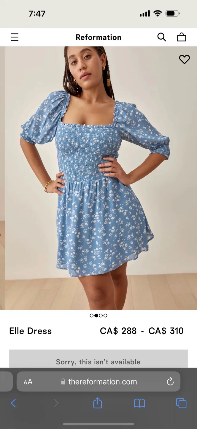 Reformation Elle Dress image indicator(4)