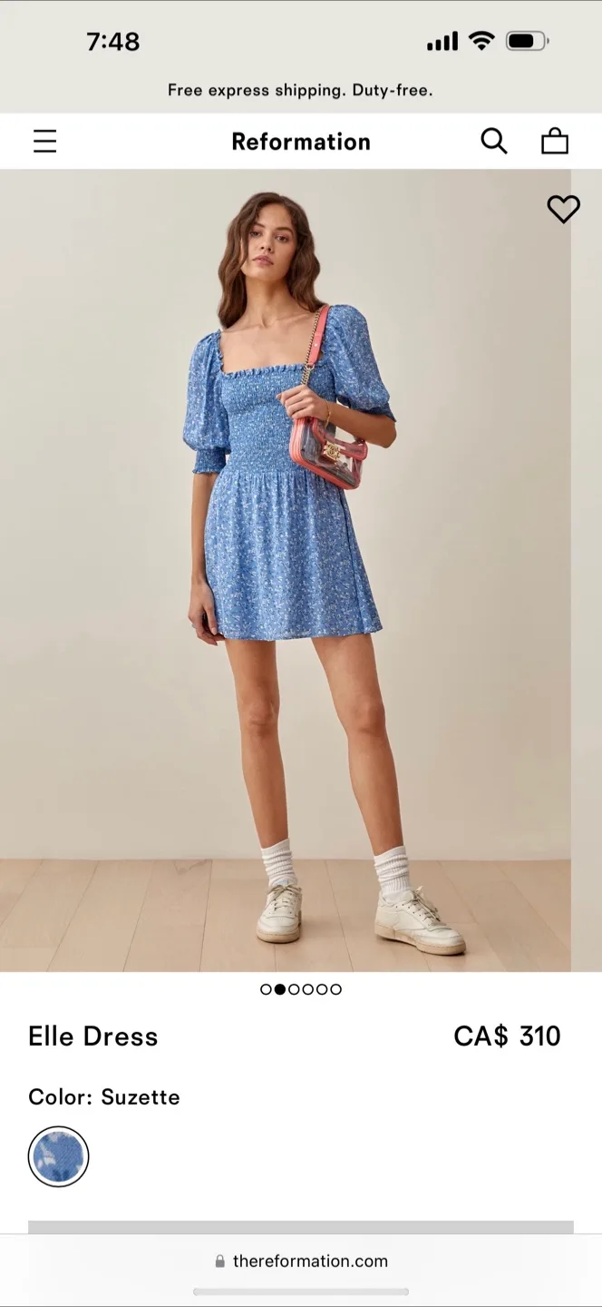 Reformation Elle Dress image indicator(6)