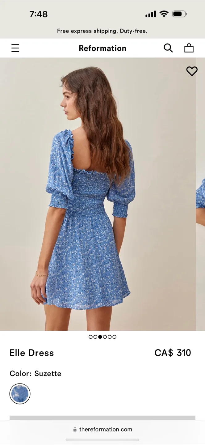 Reformation Elle Dress image indicator(7)