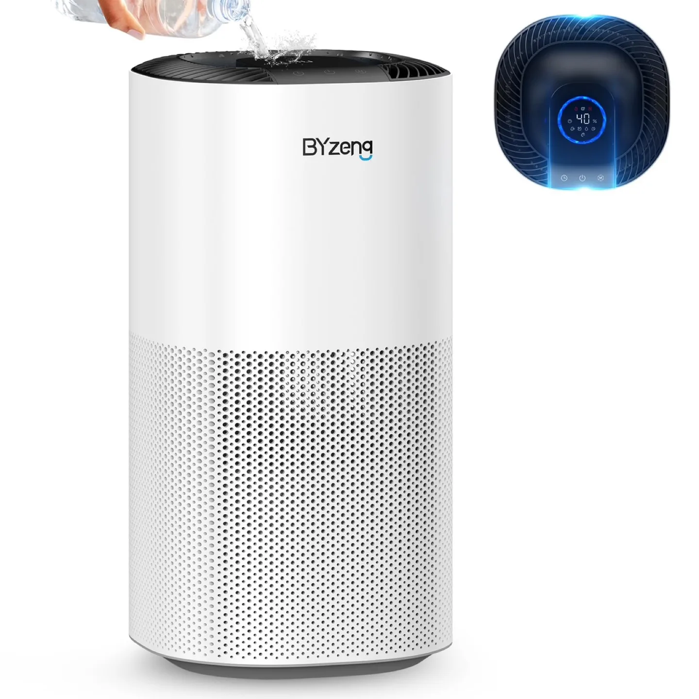 New Byzeng Cool Moisture Humidifier, Medium Room, 6L Tank thumbnail
