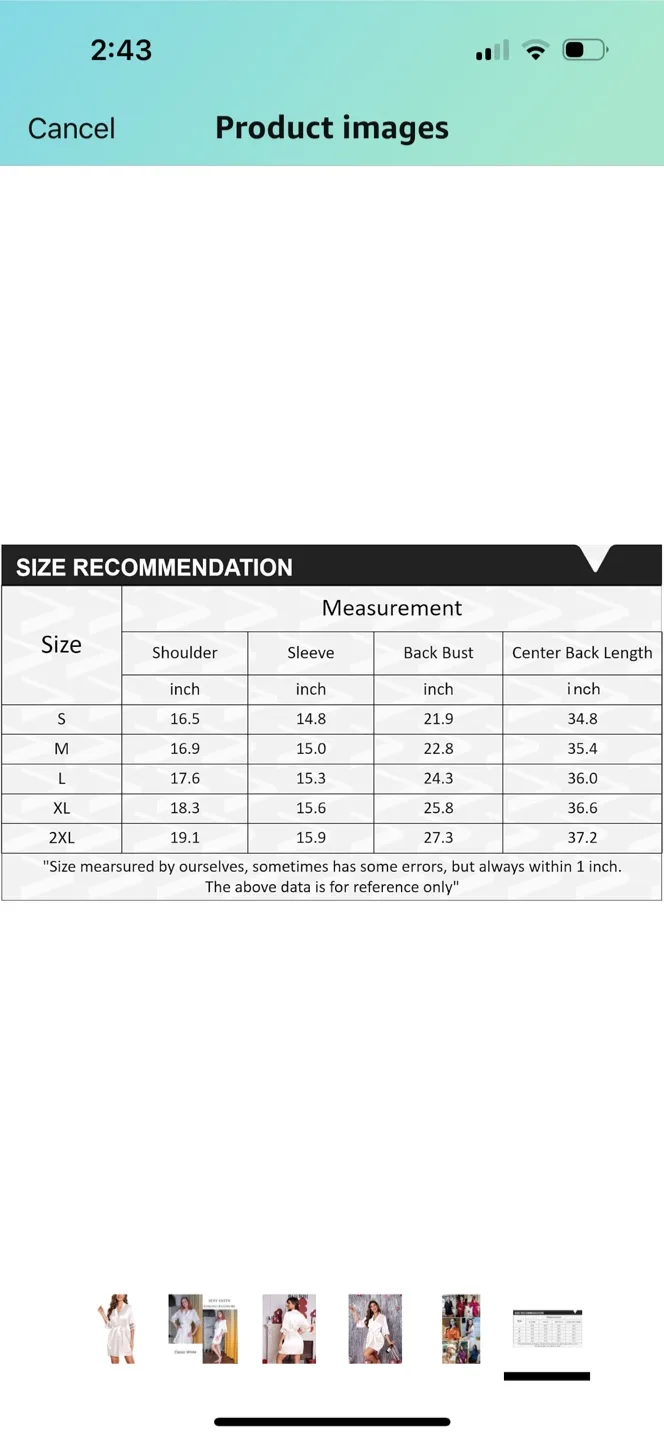 White Satin Kimono robe image indicator(4)