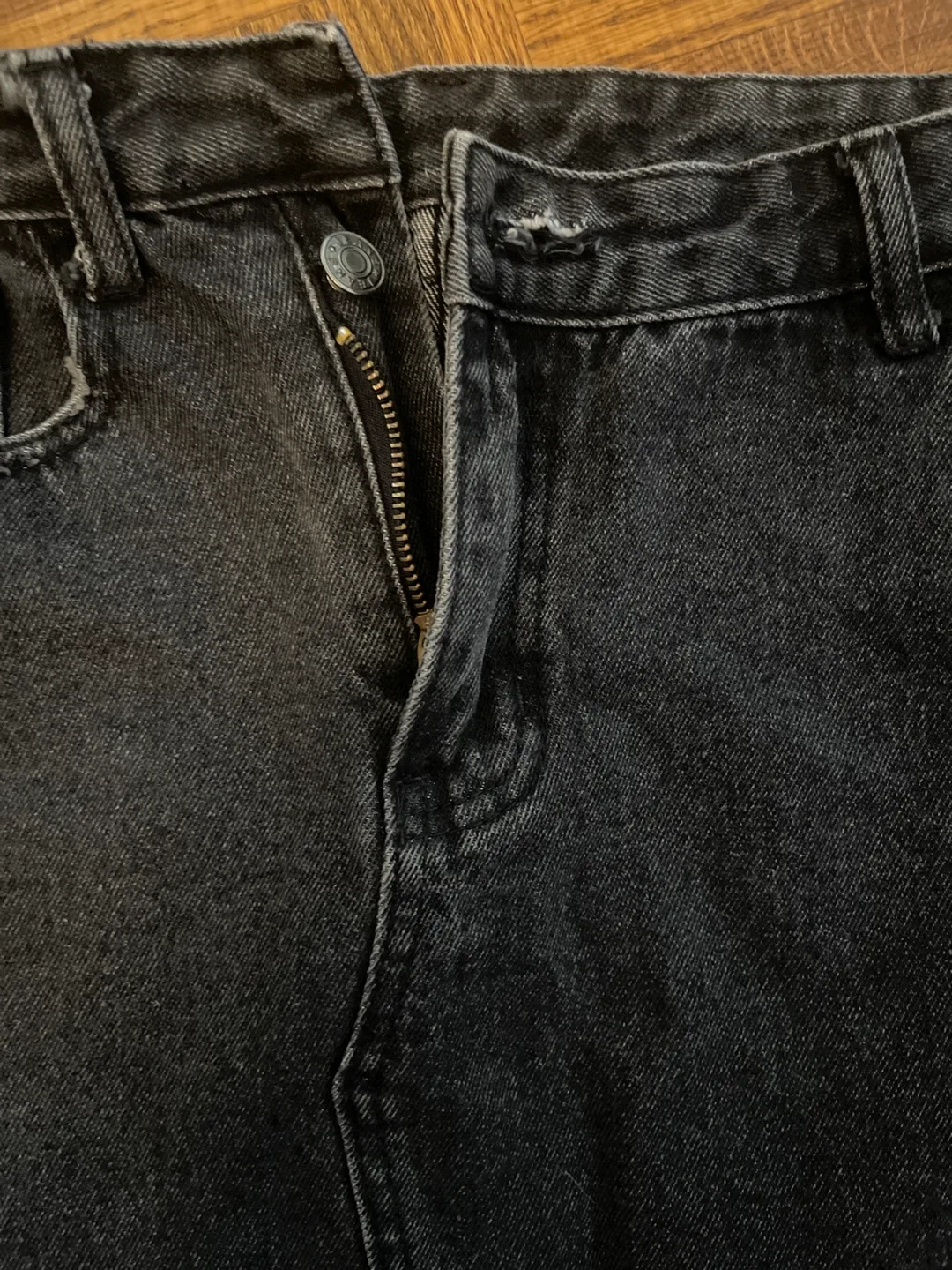 Black Denim Skirt image indicator(2)