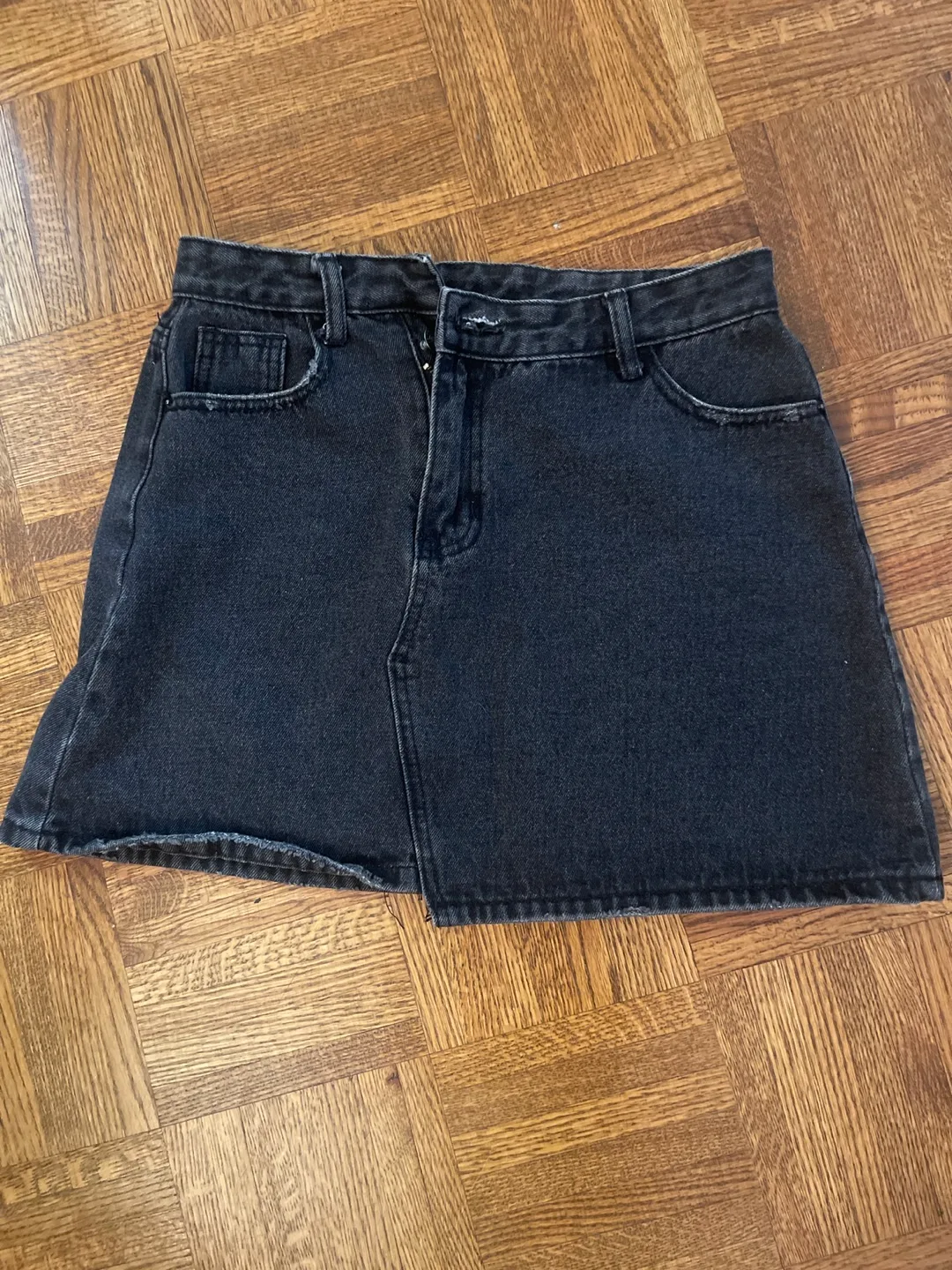 Black Denim Skirt thumbnail