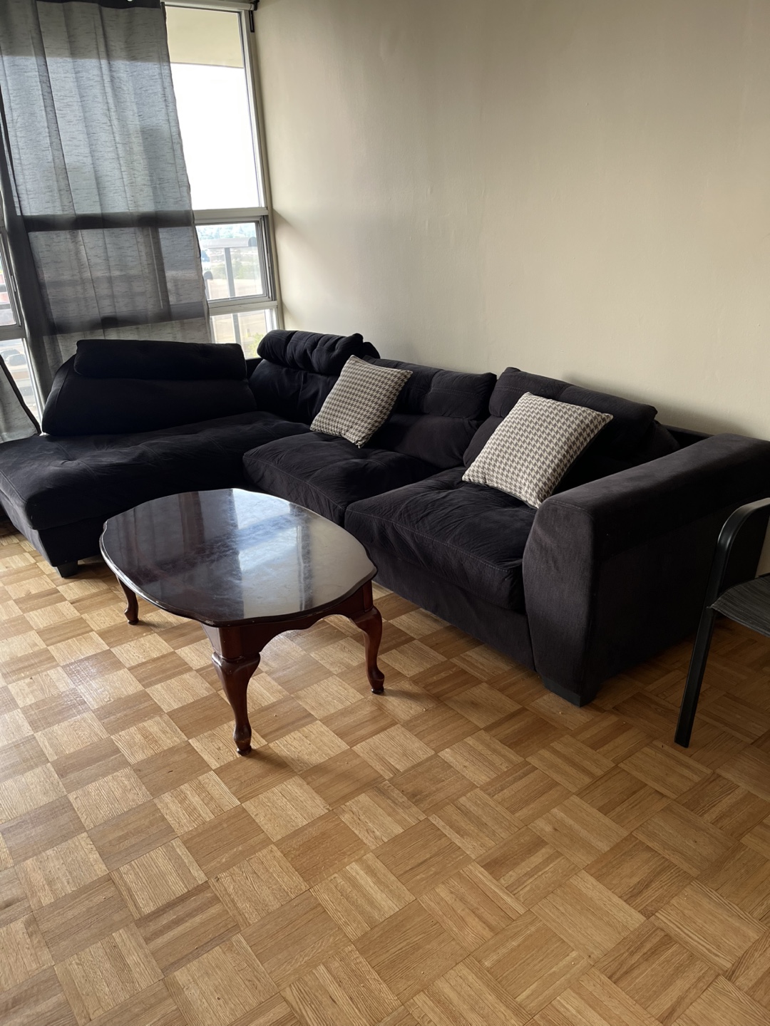 L-shaped sectional sofa