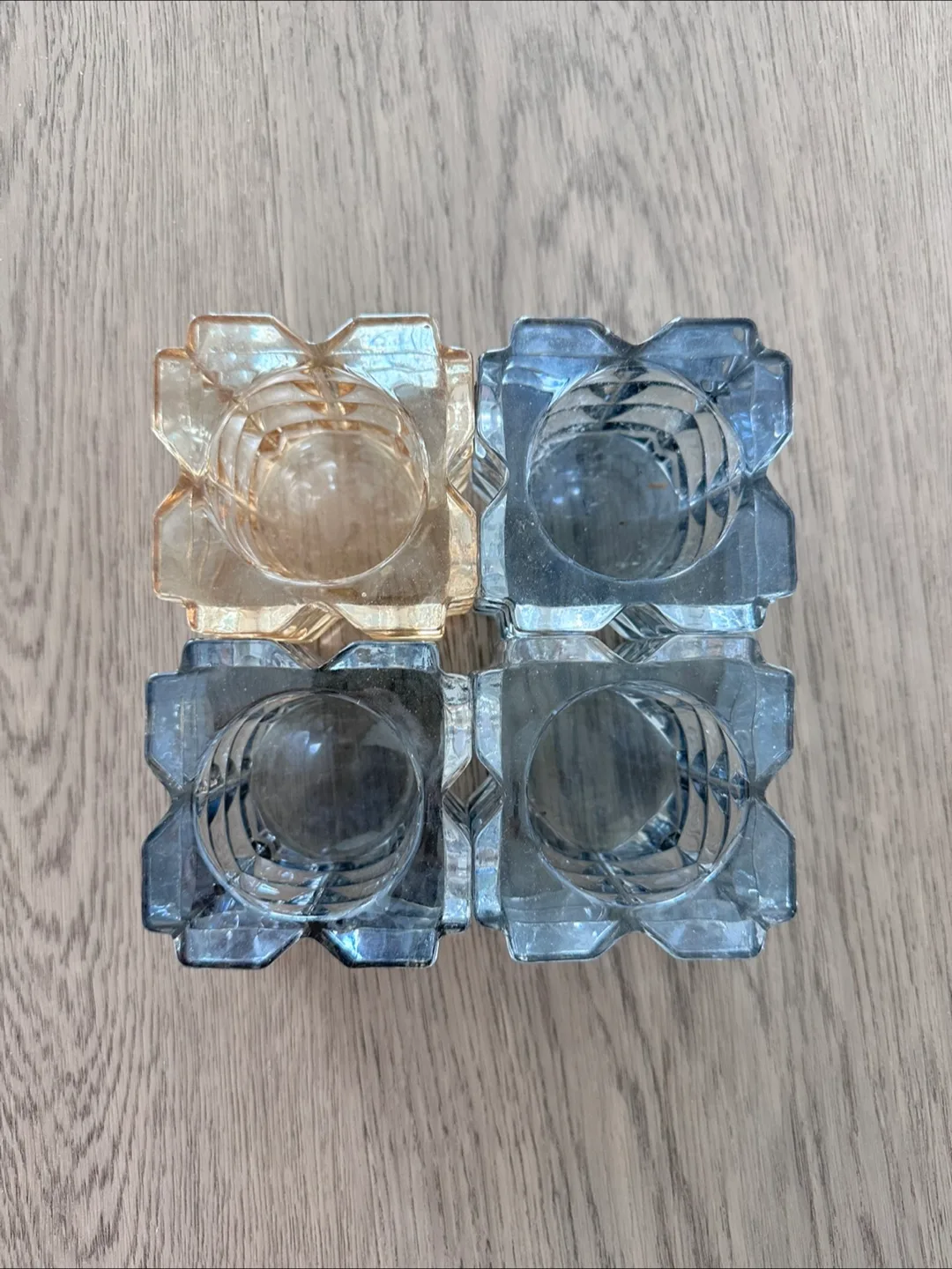 Geometric Glass Candle Holders (free) thumbnail