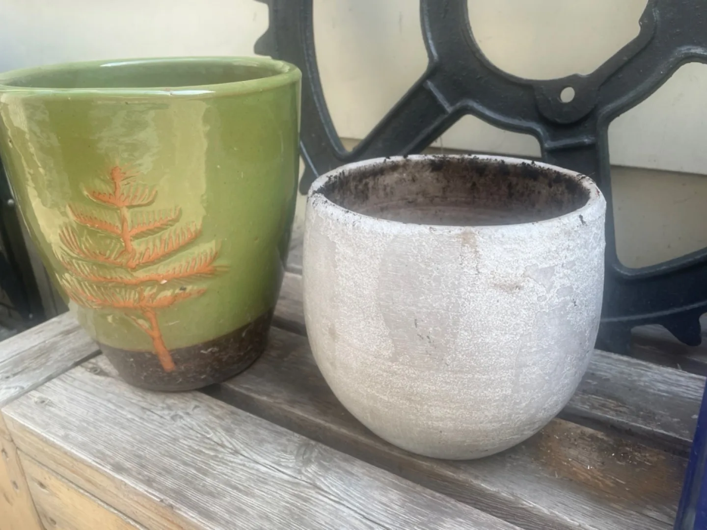Set of Two Decorative Planters thumbnail