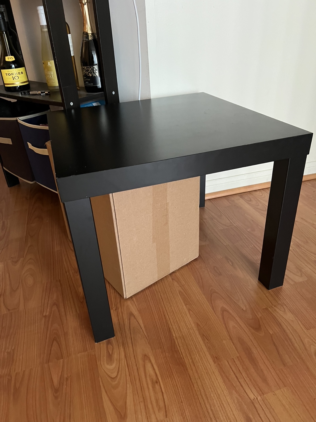 Ikea Black Side Table - photo 2