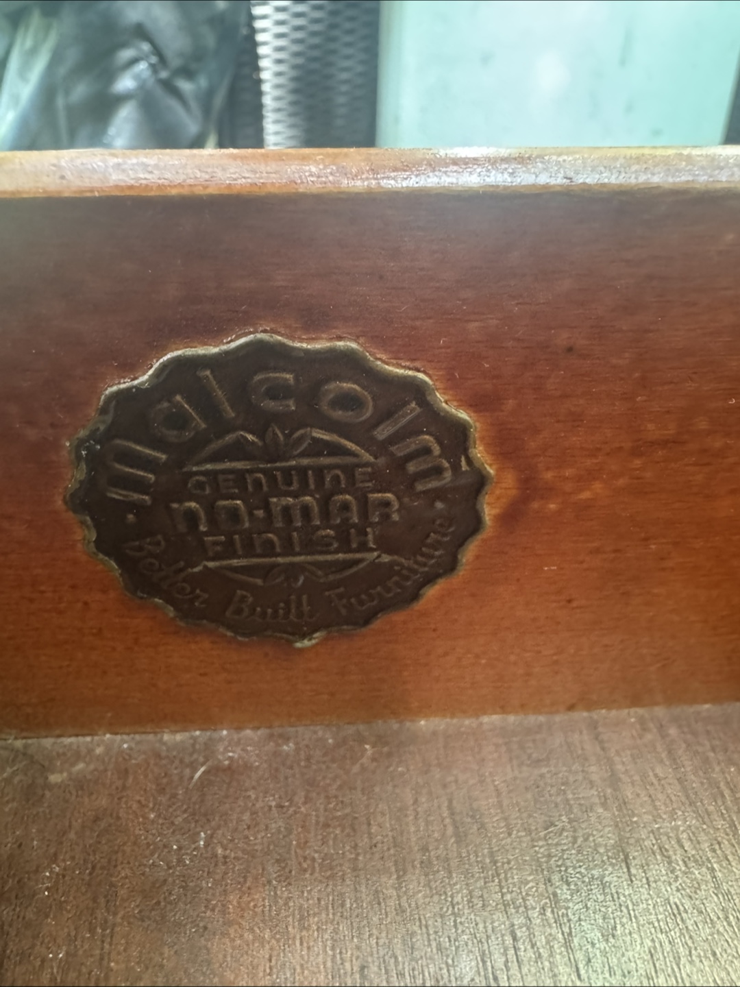 Antique Side Table with Drawer - photo 3