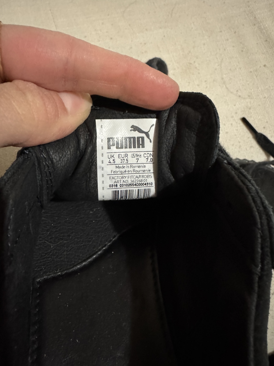 Puma Black Suede Platform Sneakers - photo 2