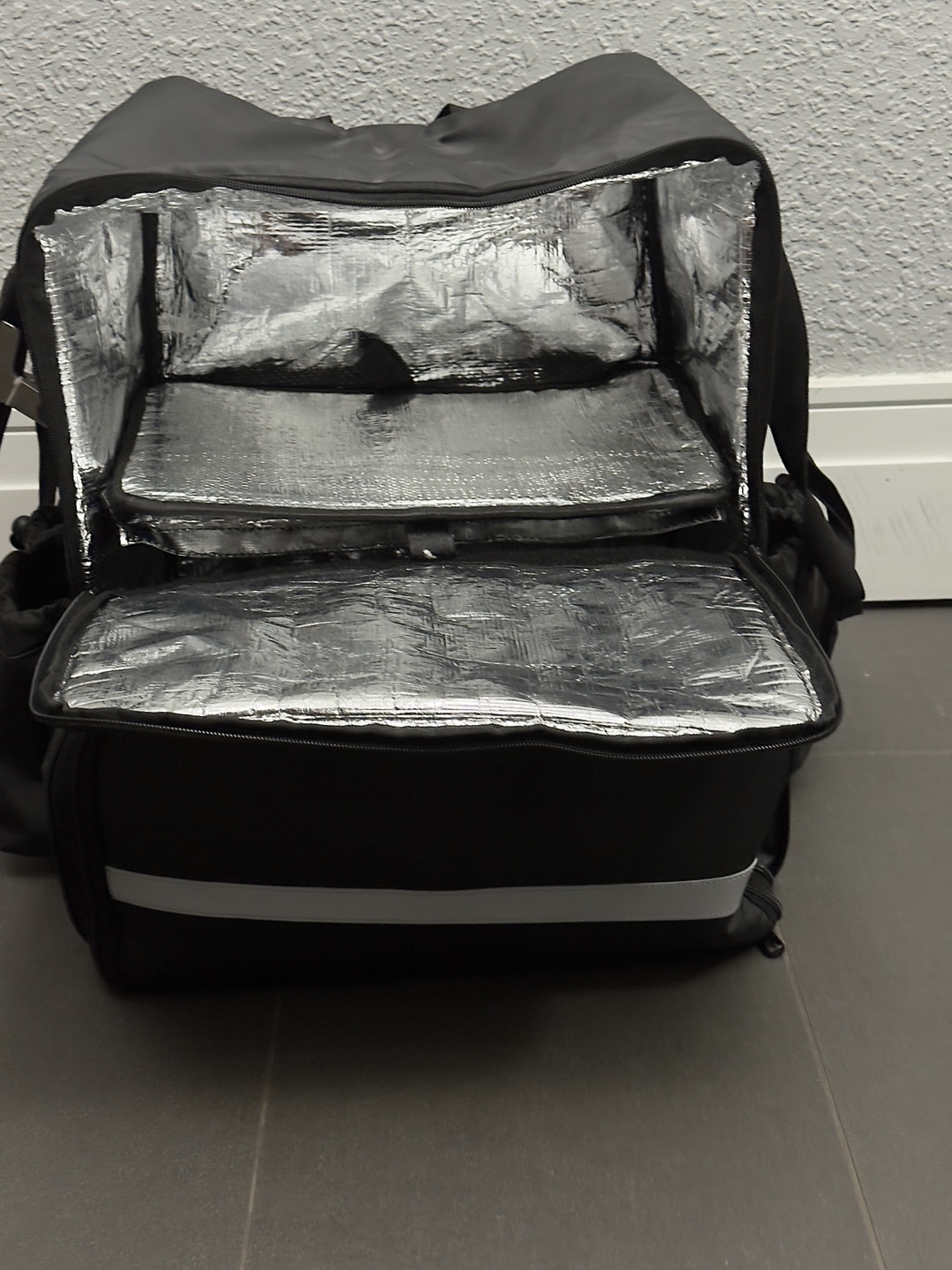 Large 2-Level Expandable Delivery Bag UberEats DoorDash - photo 4
