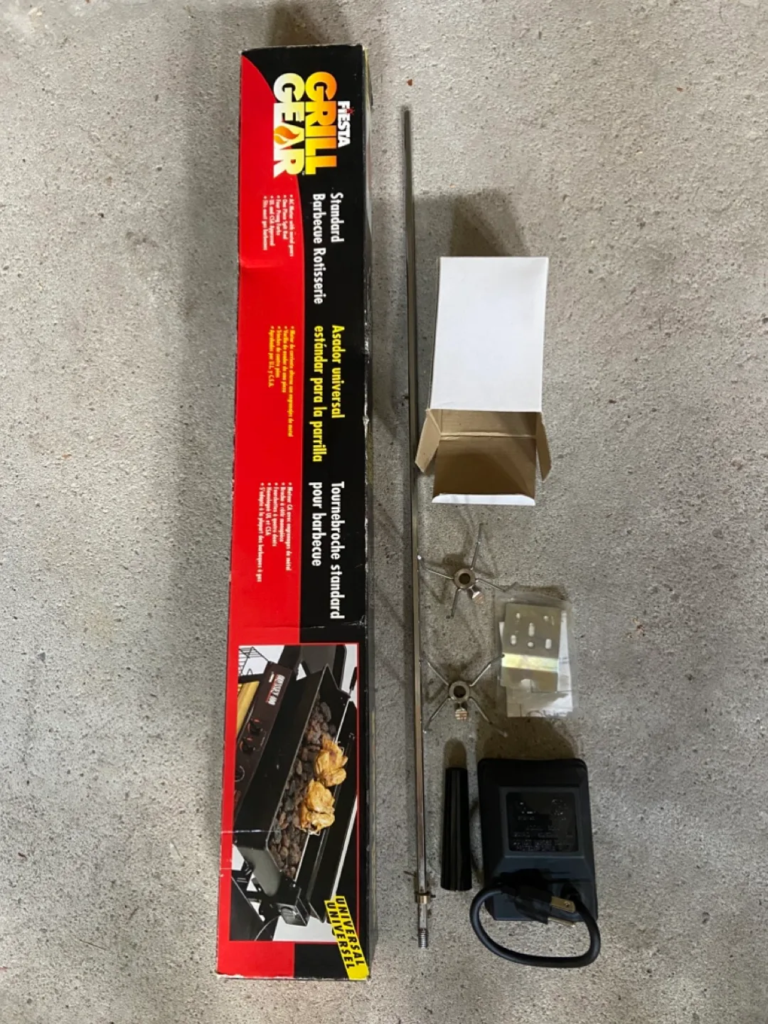 Fiesta Grill Gear Barbecue Rotisserie image indicator(3)