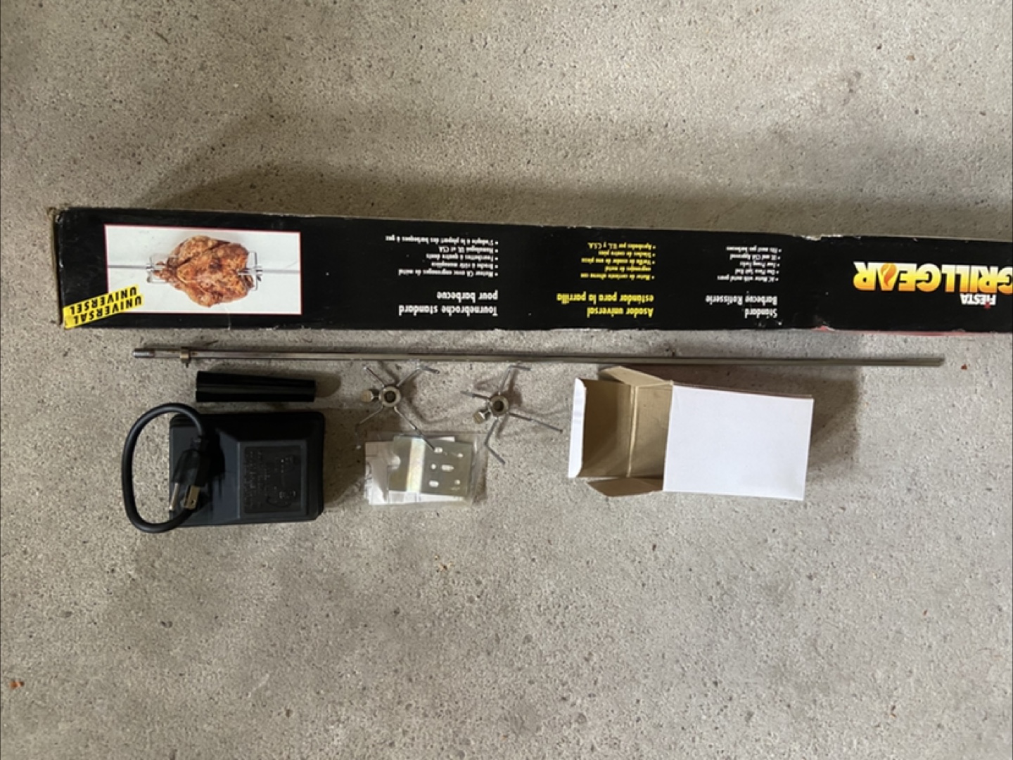 Fiesta Grill Gear Barbecue Rotisserie