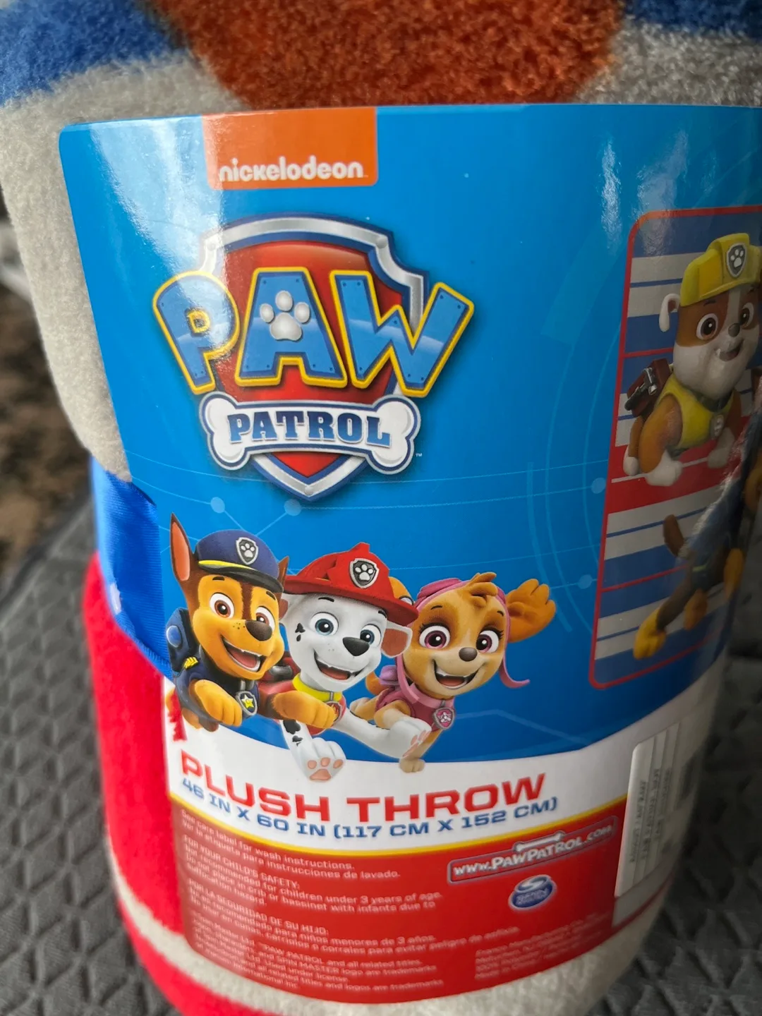 Paw Patrol Plush Throw image indicator(3)