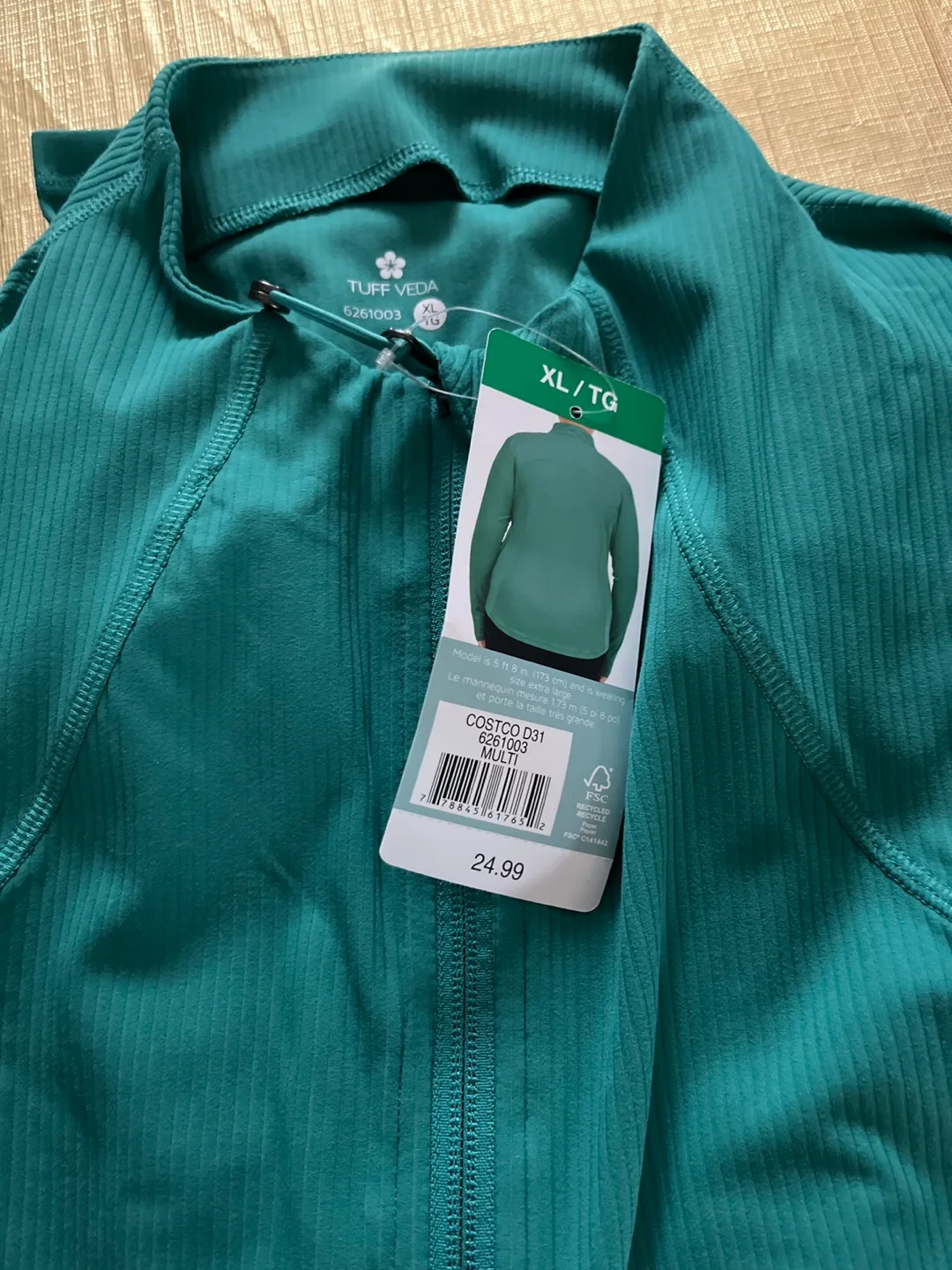 TUFF VEDA Athletic Jacket - XL image indicator(2)