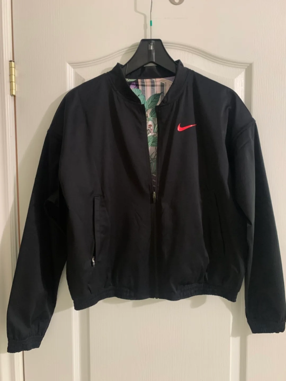 Nike Black Bomber Jacket thumbnail