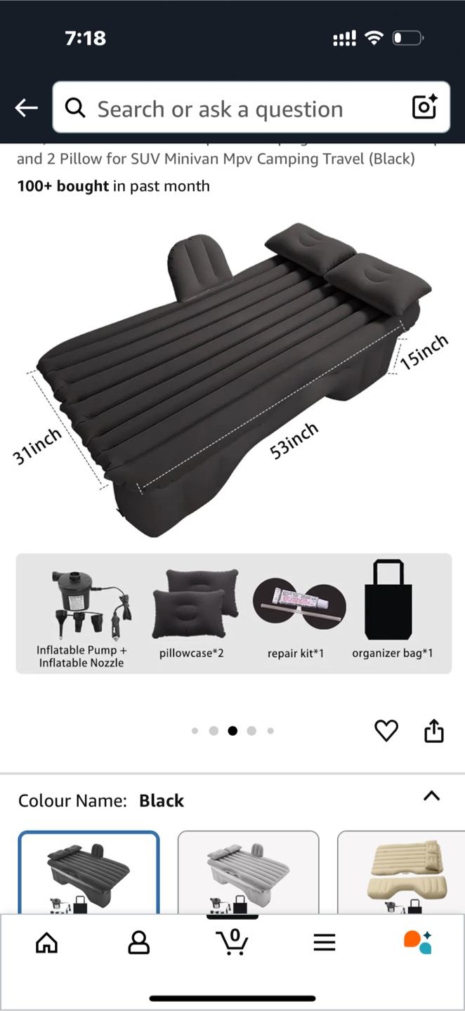 Inflatable Car Bed - photo 2