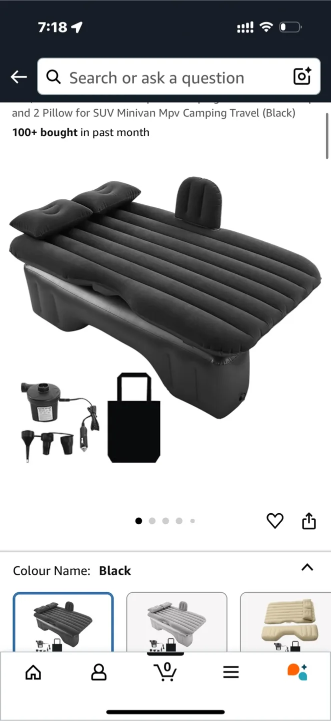 Inflatable Car Bed