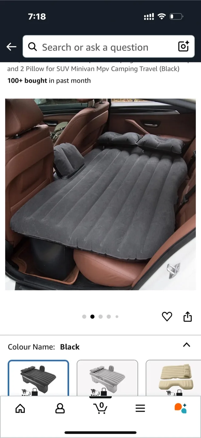 Inflatable Car Bed image indicator(3)