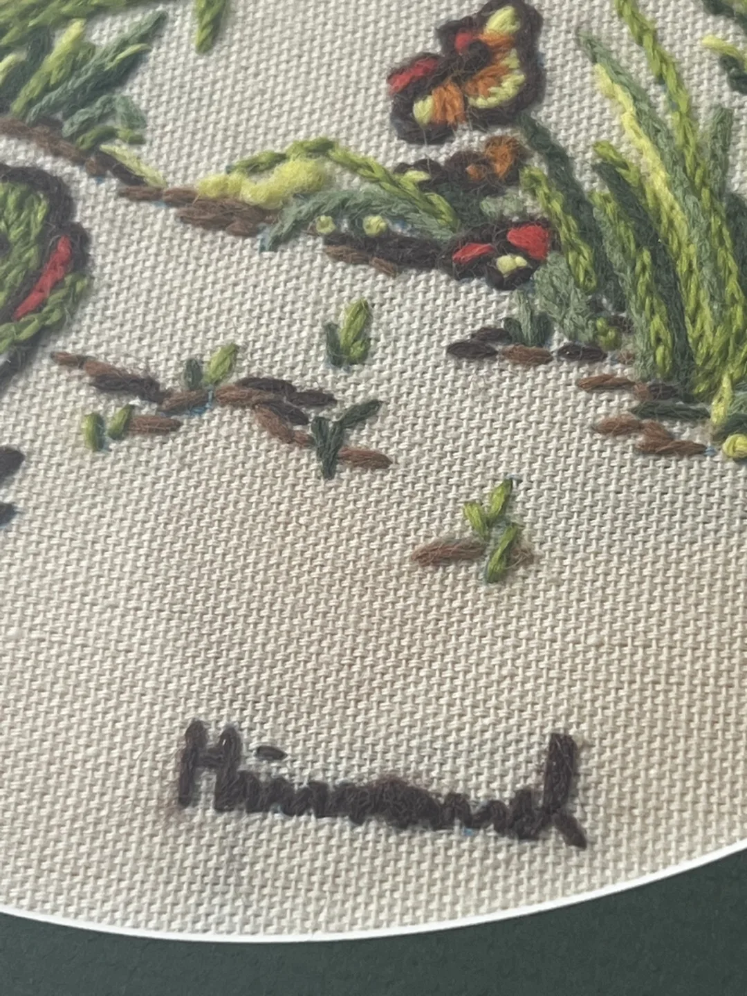 Hand-stitched Himmel framed artwork image indicator(6)