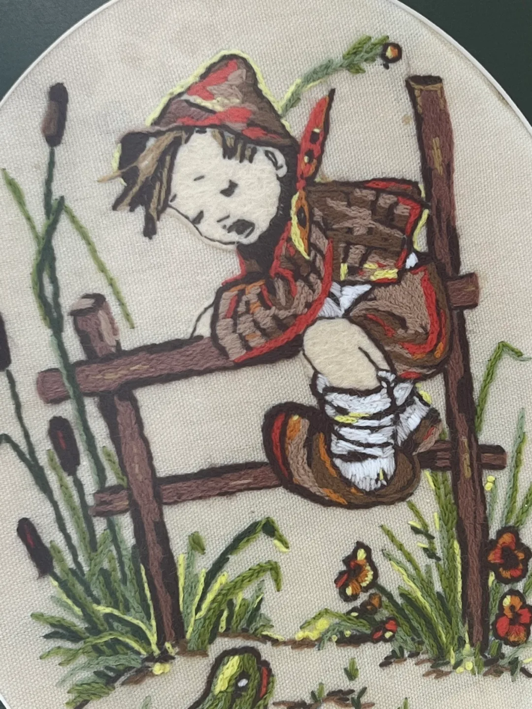 Hand-stitched Himmel framed artwork image indicator(2)