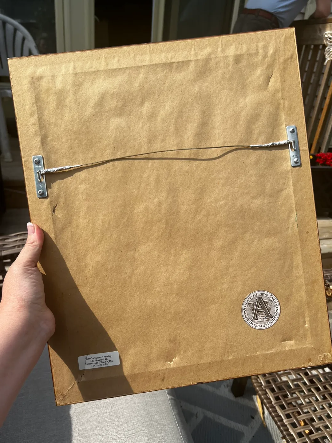 Hand-stitched Himmel framed artwork image indicator(8)