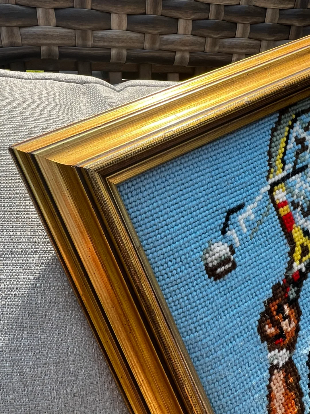 Framed Needlepoint Artwork image indicator(2)