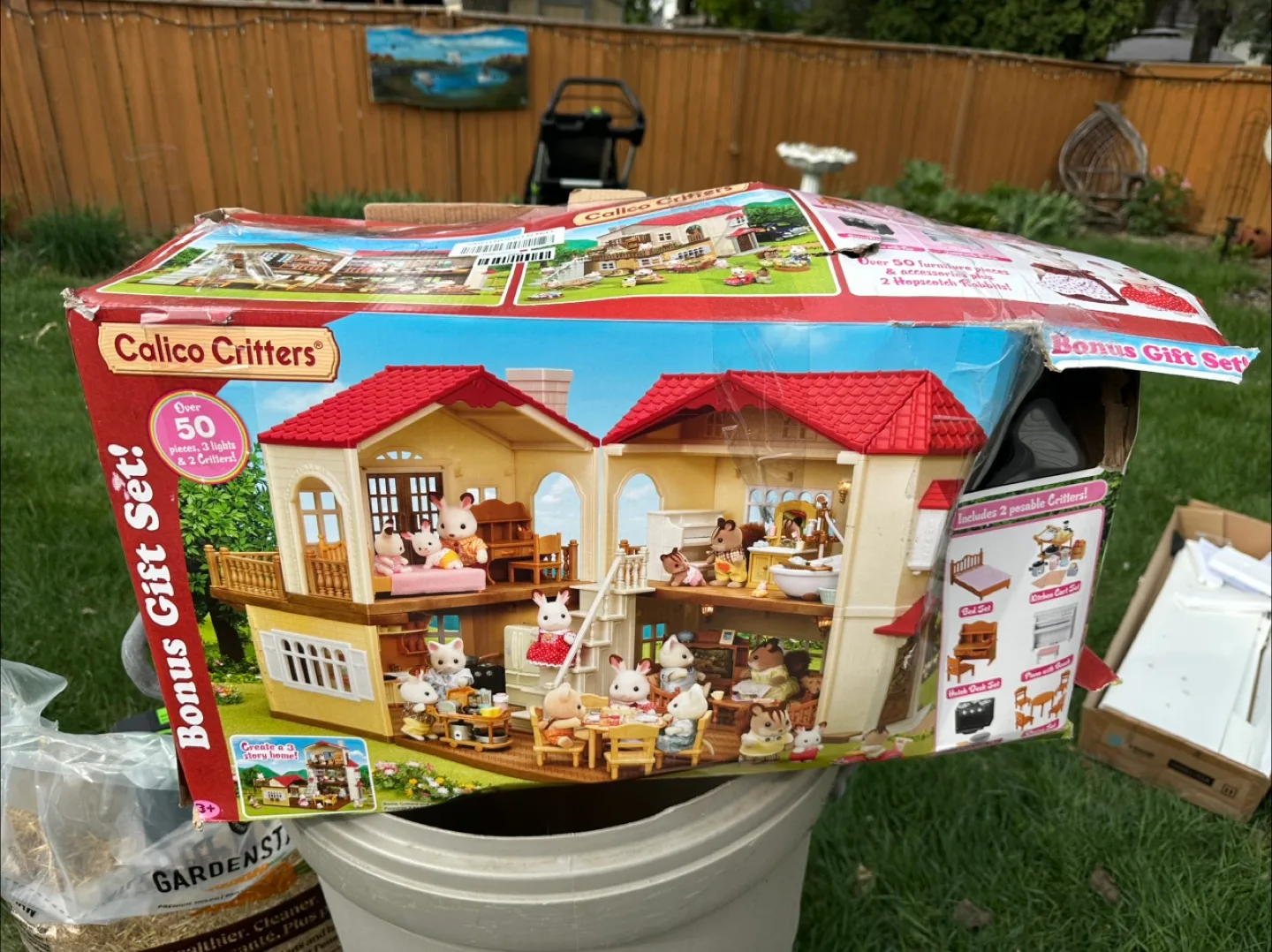 Calico Critters Red Roof Country Home Gift Set thumbnail