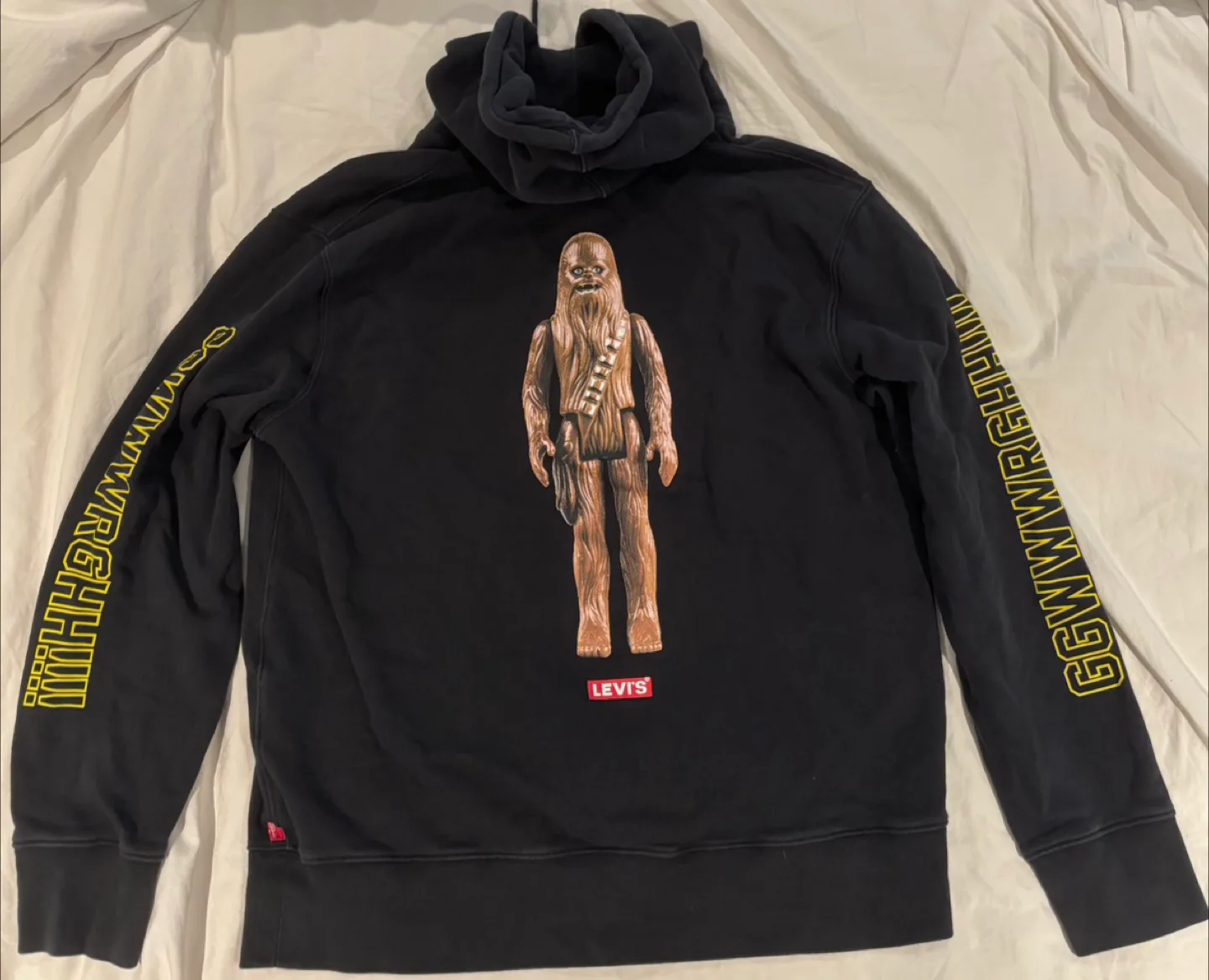Levi's Star Wars Chewbacca Black Hoodie Sweatshirt Size Large image indicator(2)