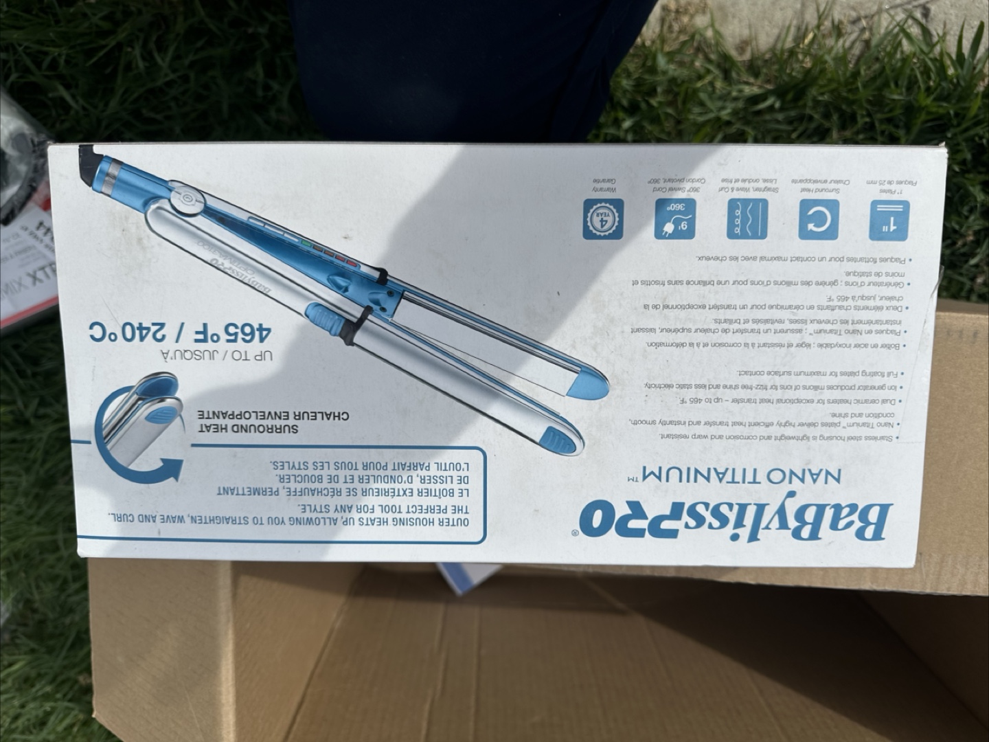 BabylissPRO Nano Titanium Optima 3100 Hair Straightener - photo 2