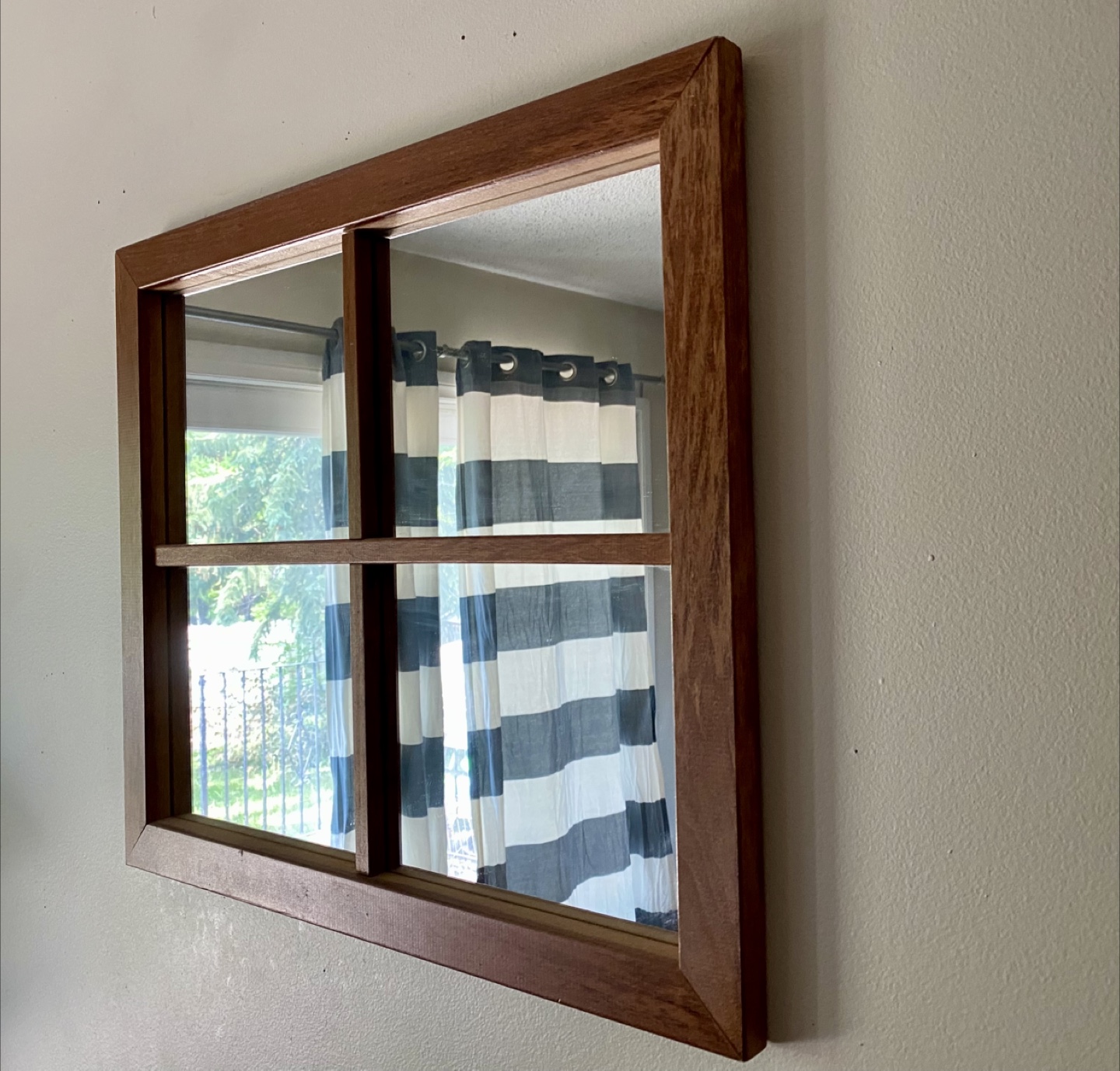 Wooden Frame Mirror
