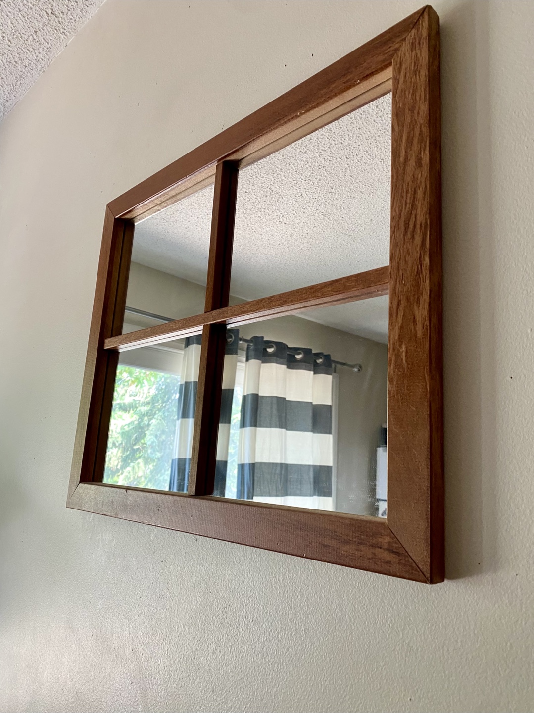 Wooden Frame Mirror - photo 2