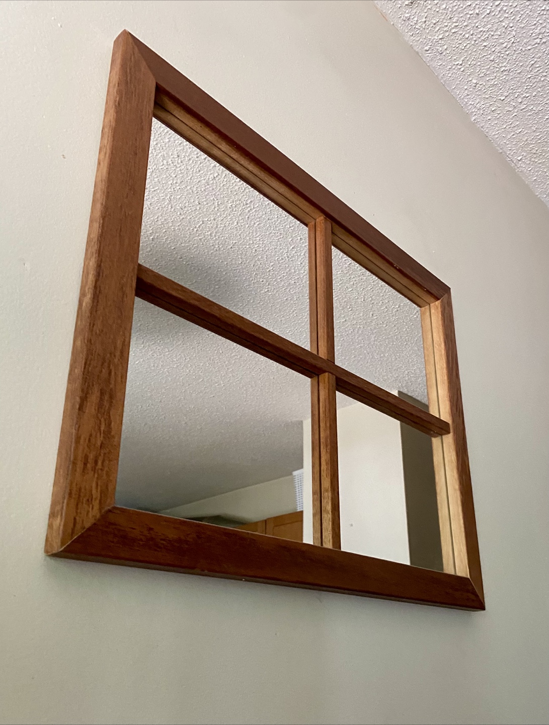 Wooden Frame Mirror - photo 3