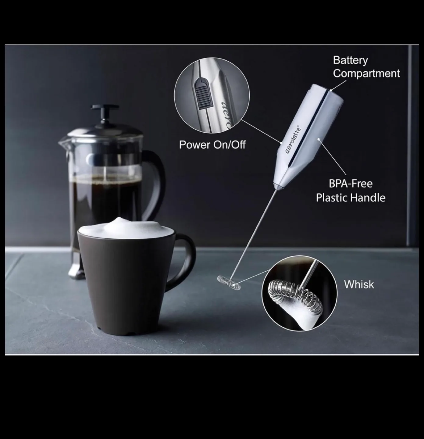 AeroLatte Handheld Milk Frother image indicator(2)