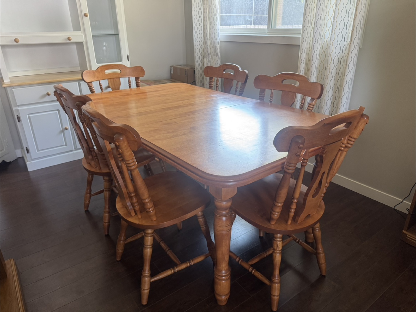 Wooden Dining Table Set - photo 2