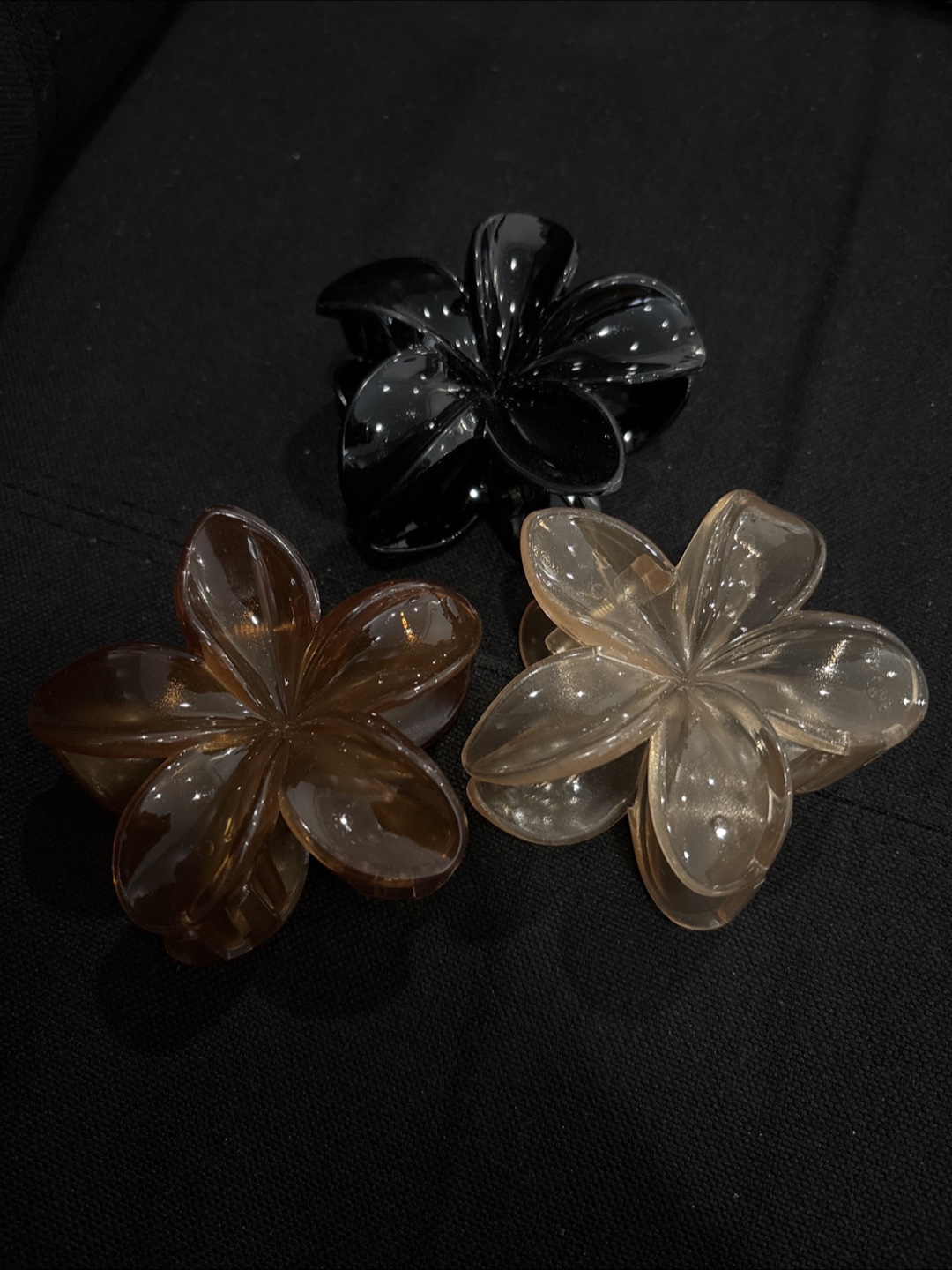 Flower Claw Hair Clips