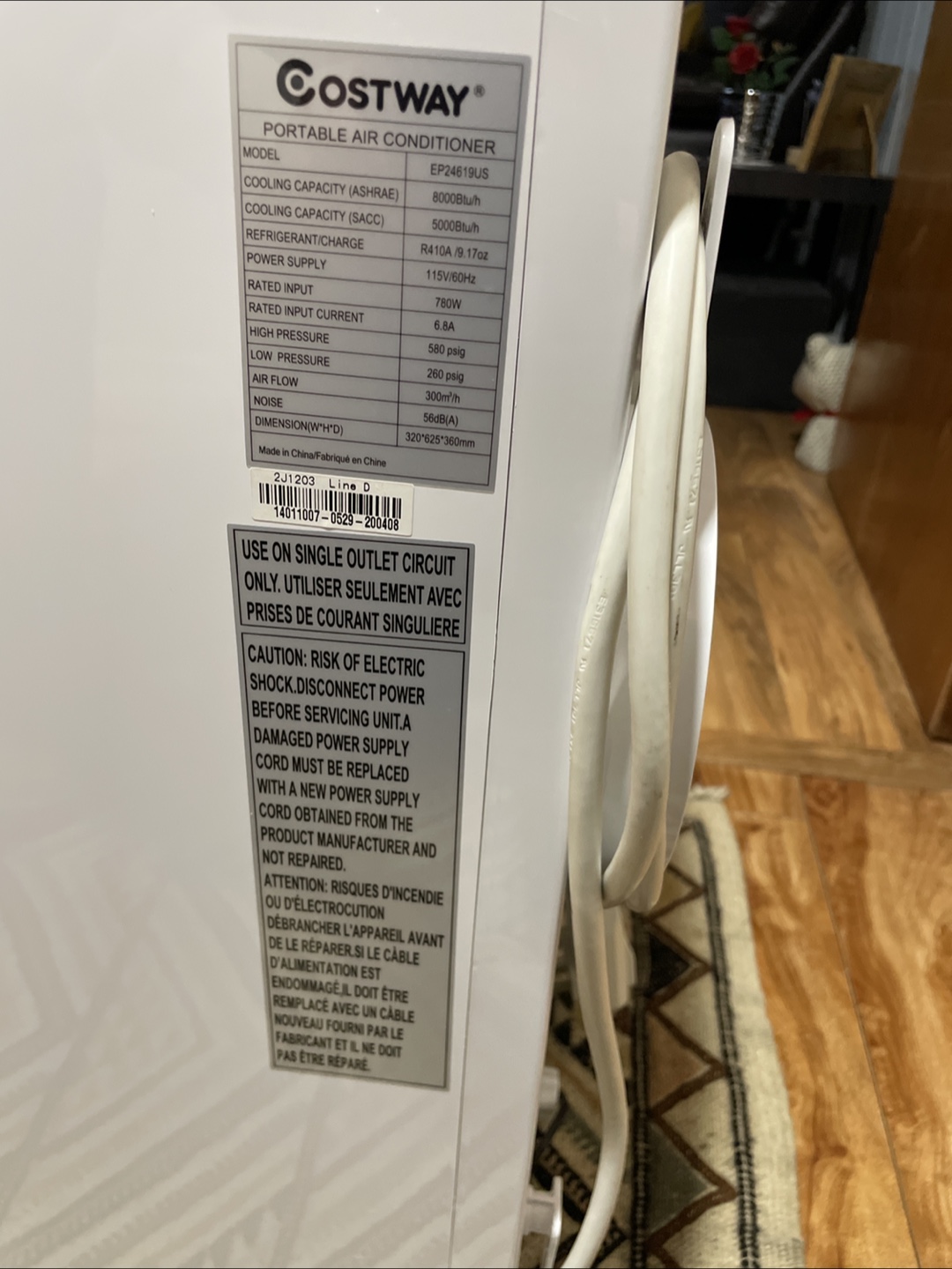 Costway Portable Air Conditioner - photo 5