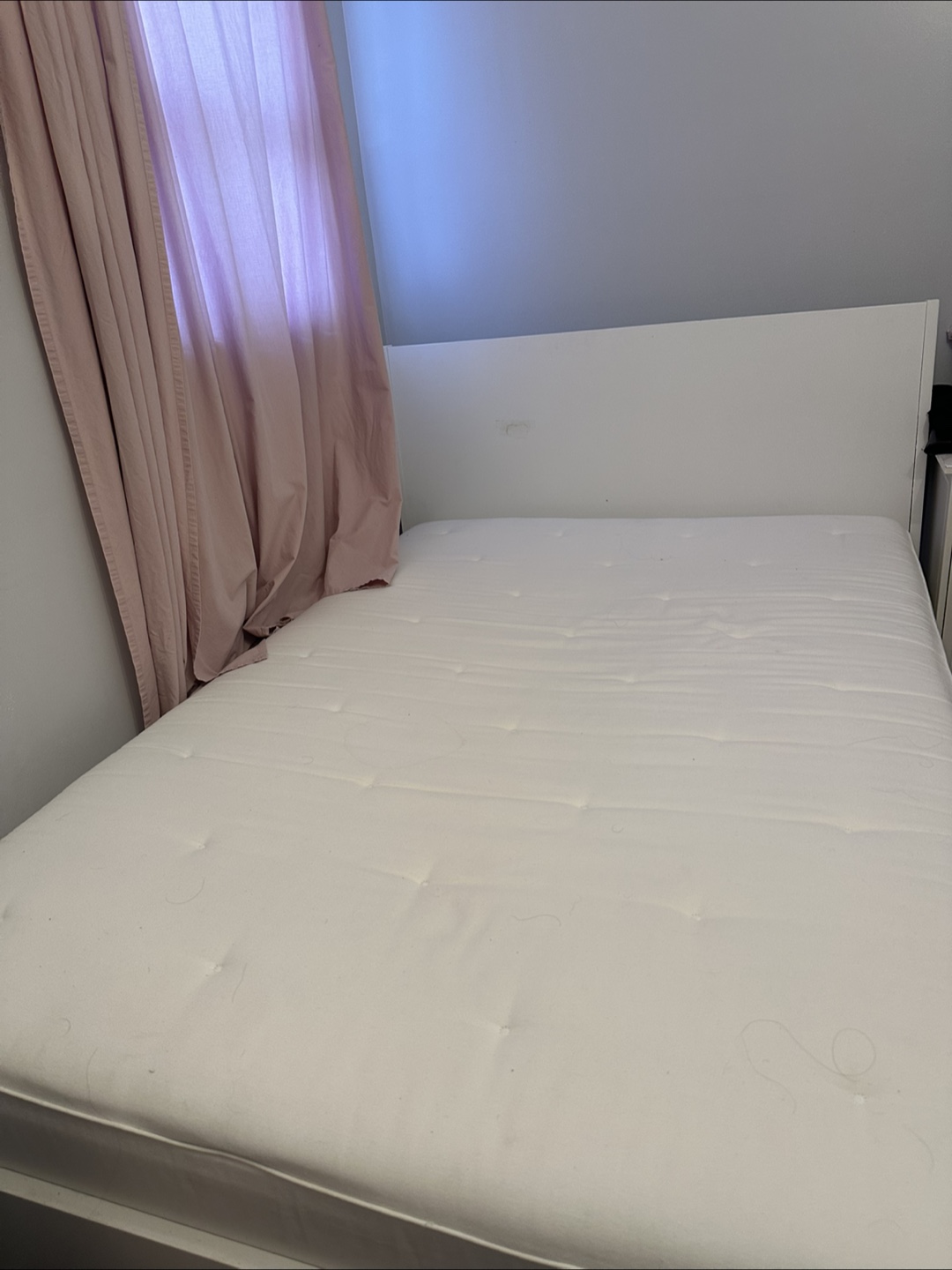 Ikea Full Malm Bed and Mattress - photo 3
