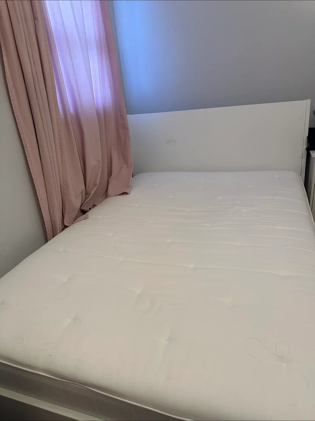 Ikea Full Malm Bed and Mattress image indicator(3)
